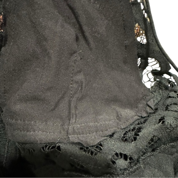 Free People Adella Maxi Slip Dress Black Large - Picture 8 of 8